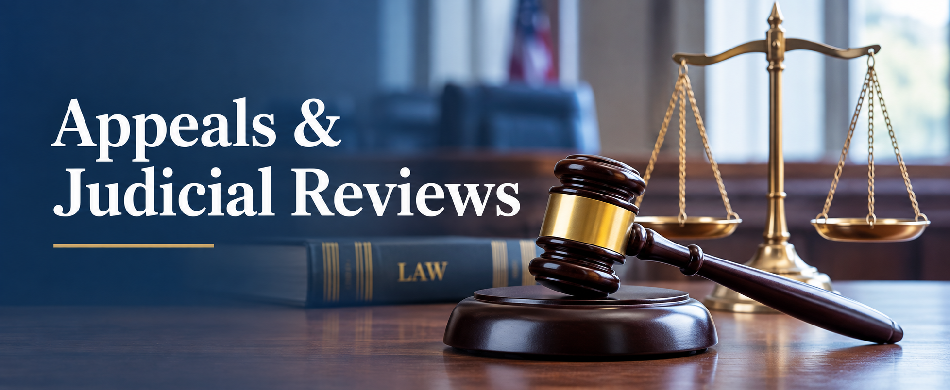 Gavel and law books