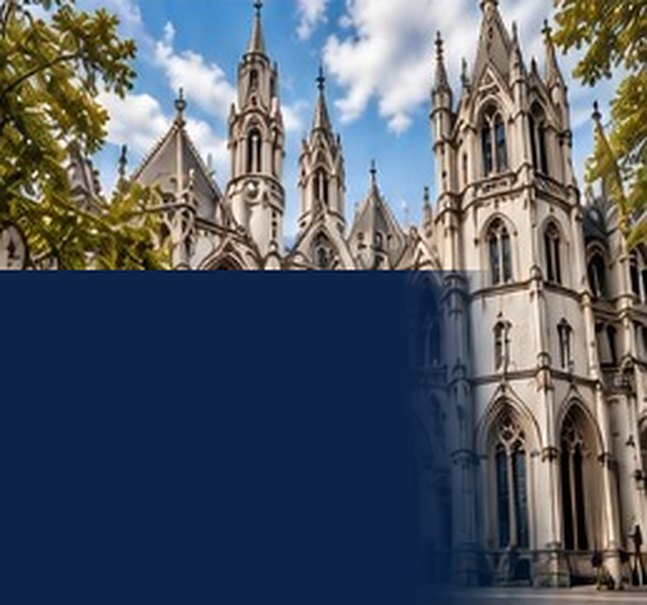 Gothic stone architecture in London